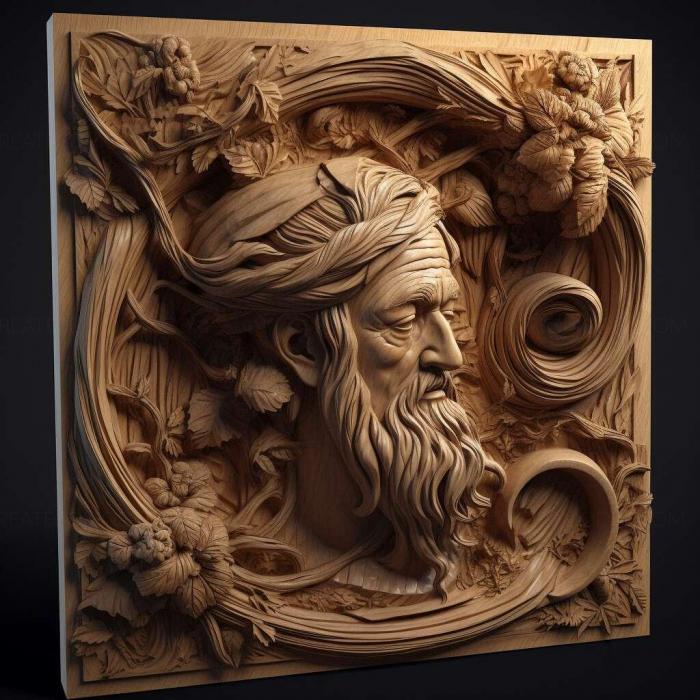 نموذج ثلاثي الأبعاد لآلة CNC 3D Art 